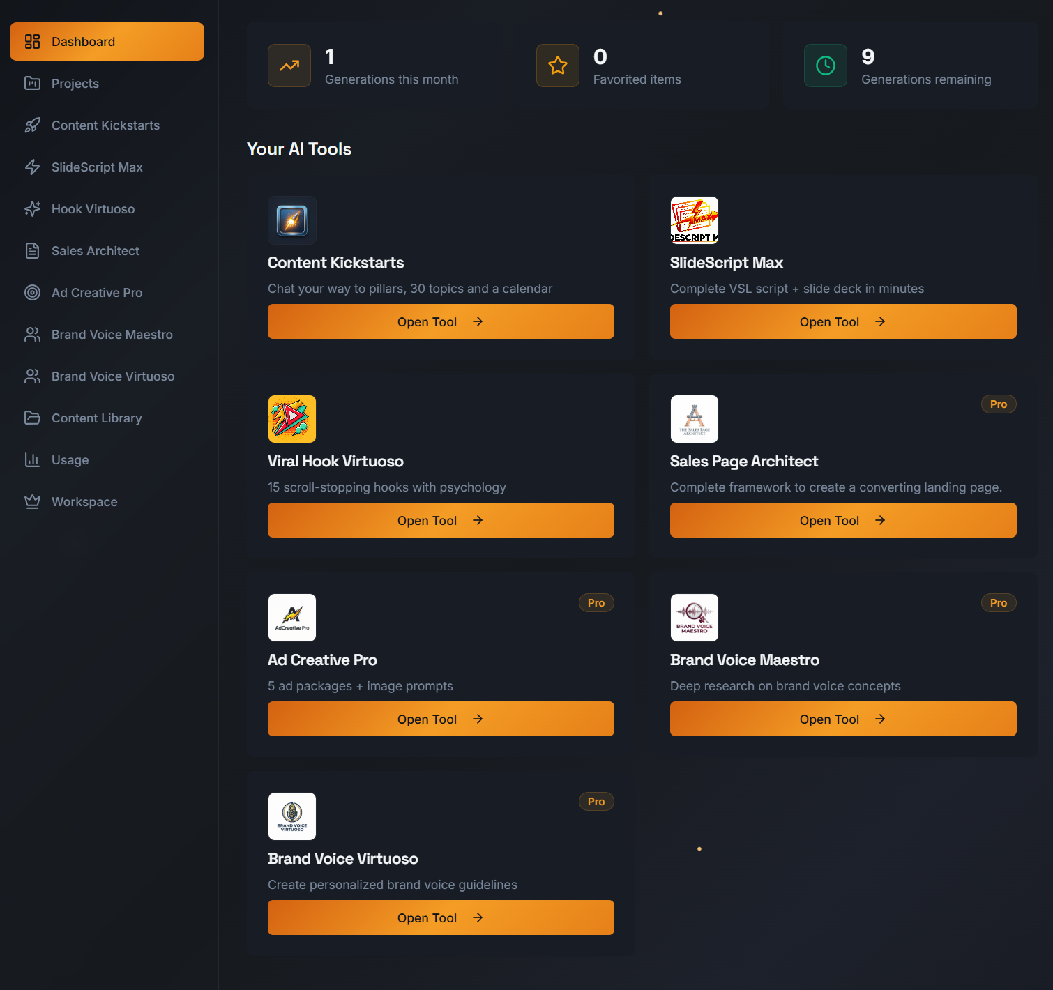 The Content Foundry website screenshot